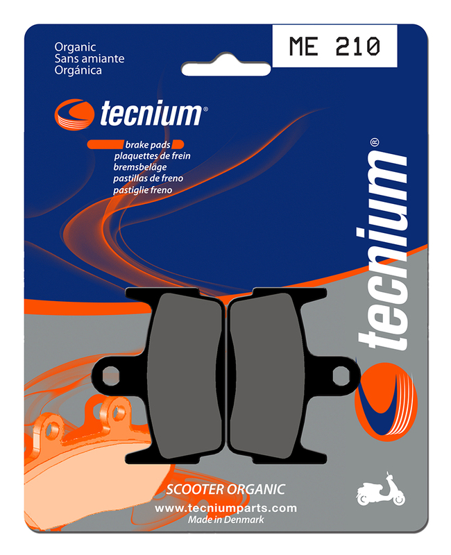 Pastillas de Freno Tecnium Scooter Orgánicas - ME210