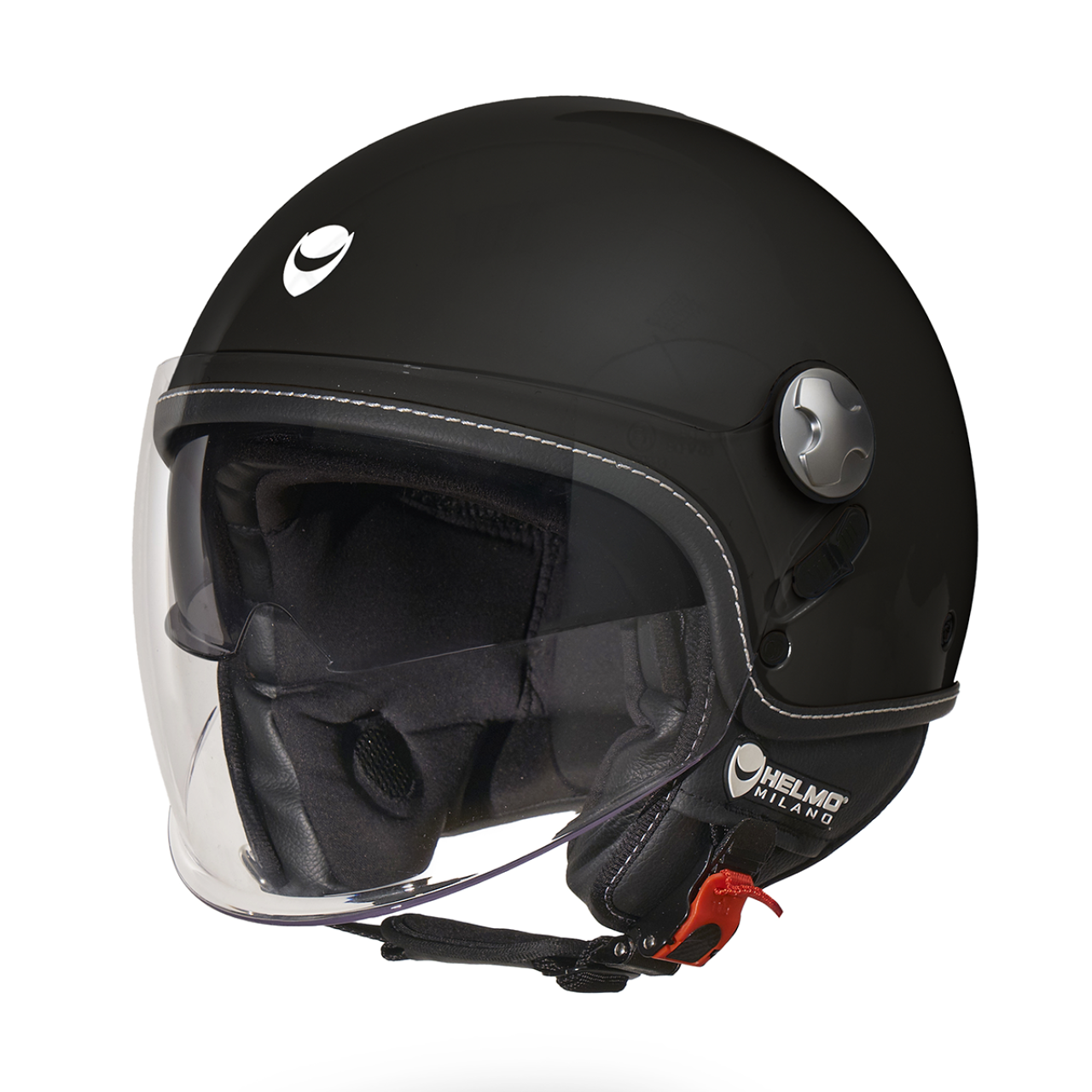 Helmo Milano Demi Jet, Eos, negro mate