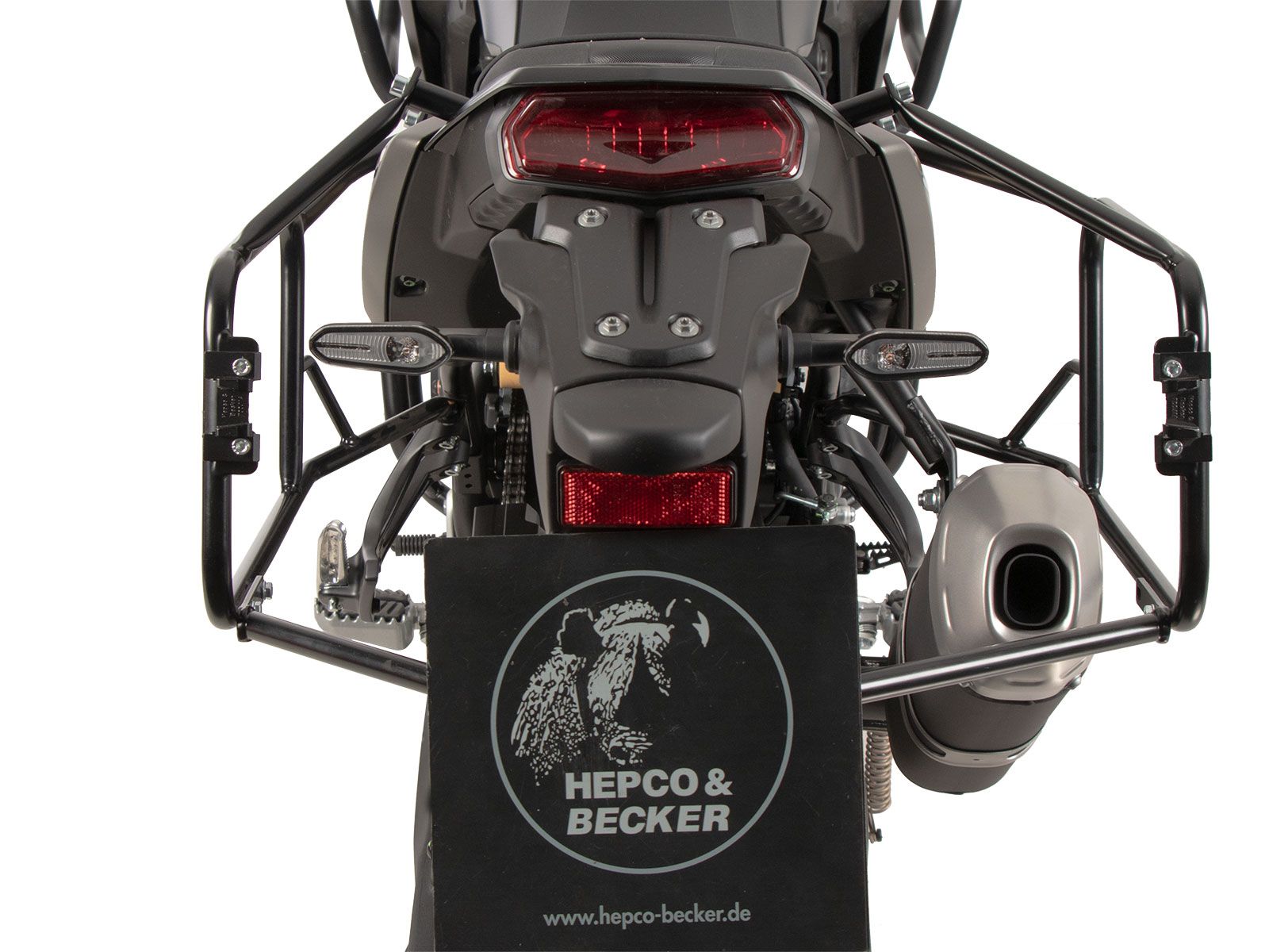 Portamaletas lateral fijo negro para Yamaha Ténéré 700 (25-) Hepco & Becker