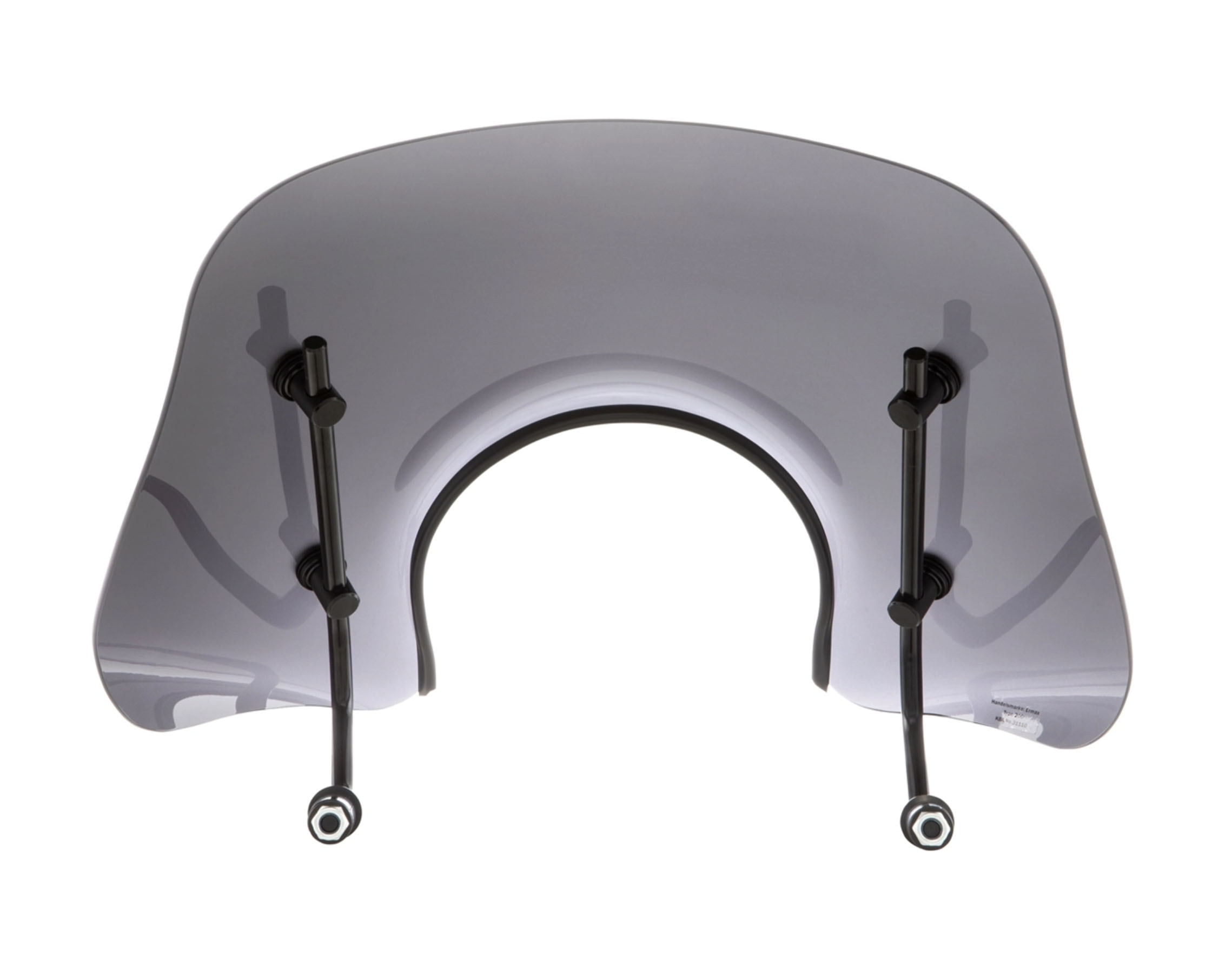 Flyscreen Piccolo para Vespa GTS/GTS Super/GT/GT L 125-300cc, negro mate