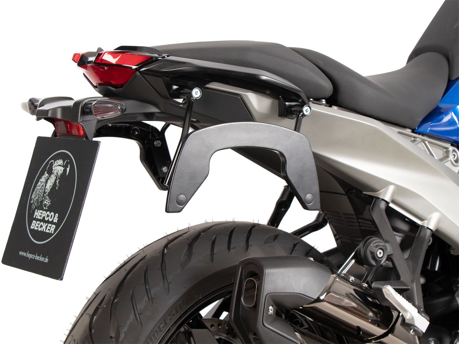 Soporte lateral C-Bow negro para BMW R 1300 R (25-) Hepco & Becker