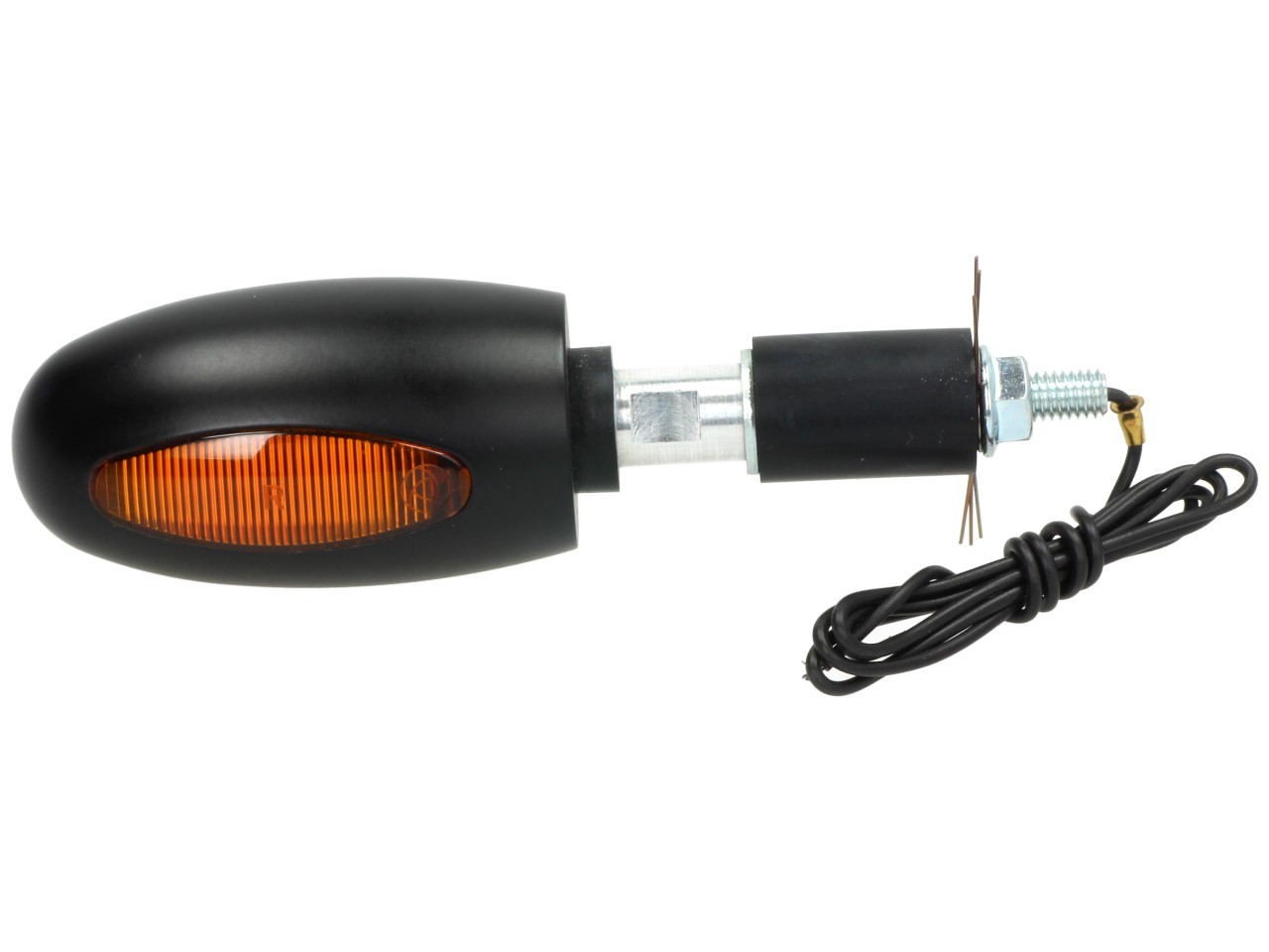 Indicador Kellermann, BL 1000 amarillo, aluminio, halógeno, VR/VL, 12 V, 21 W, negro satinado