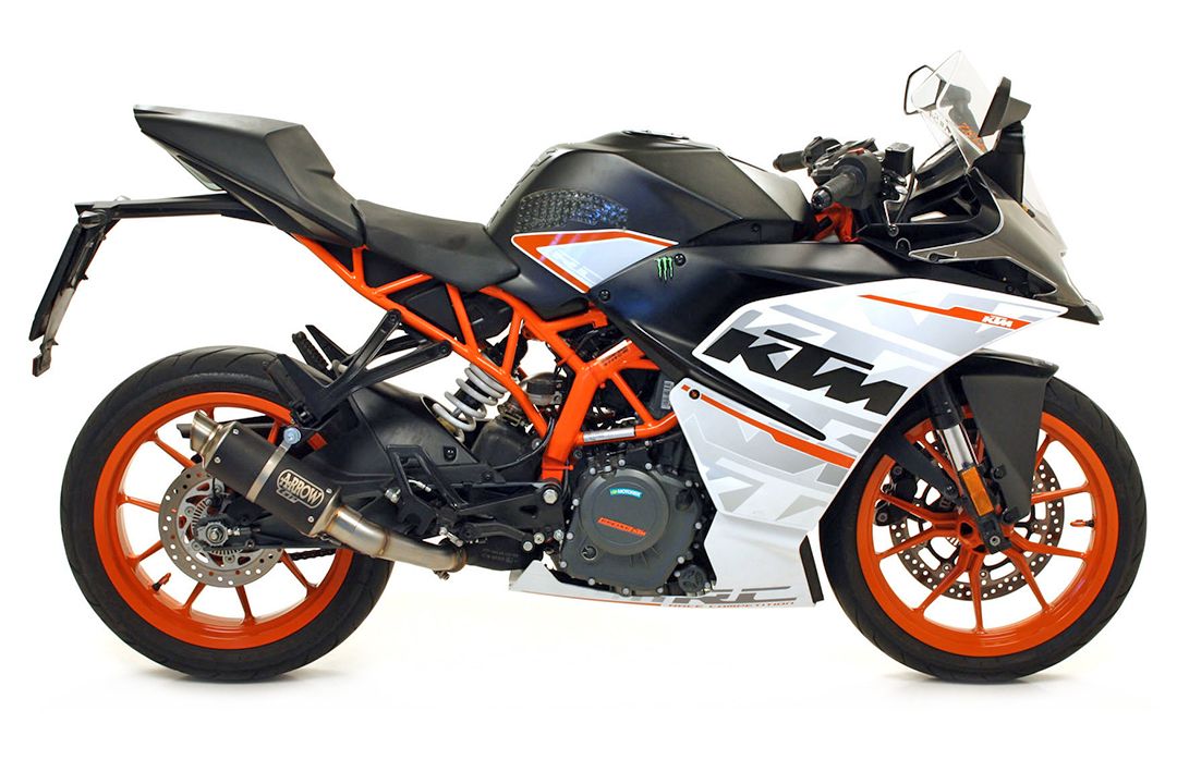 Escape ARROW DARK GP2 para KTM 125 / 390 Duke (17-)