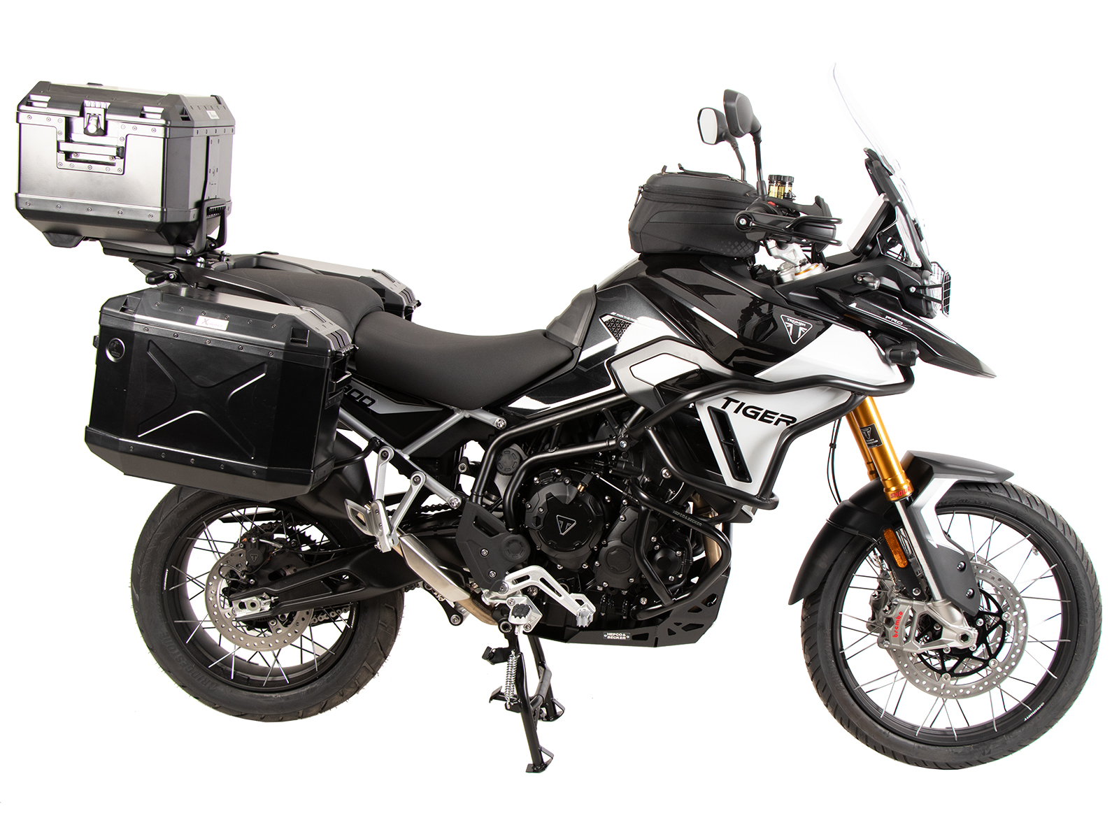 Portamaletas superior de aluminio para Triumph Tiger 900 Rally Pro (24-) Hepco & Becker