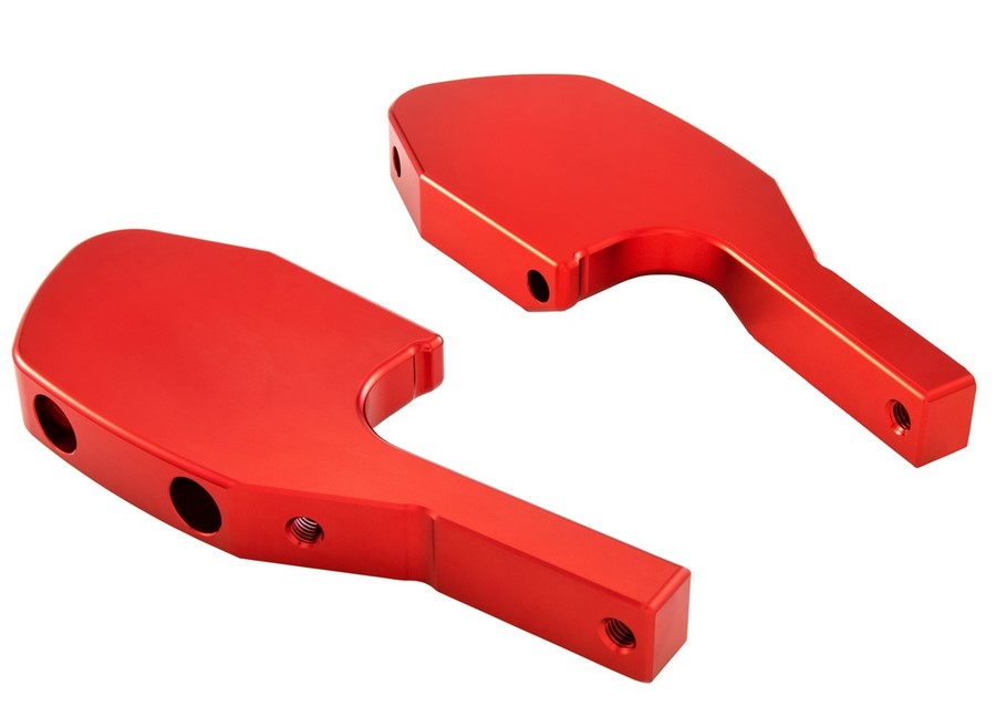 Adaptador de reposapiés para Vespa GTS/GTS Super/GTV/GT 60/GT/GT L 125-300cc, rojo