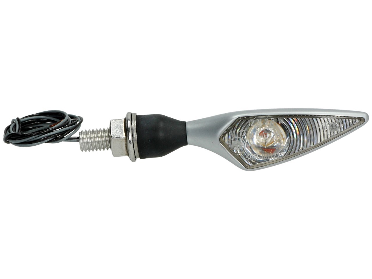 Indicador Kellermann, rombo, acero, LED, VL/HR, 12 V, cromo mate, M8x20, homologado E