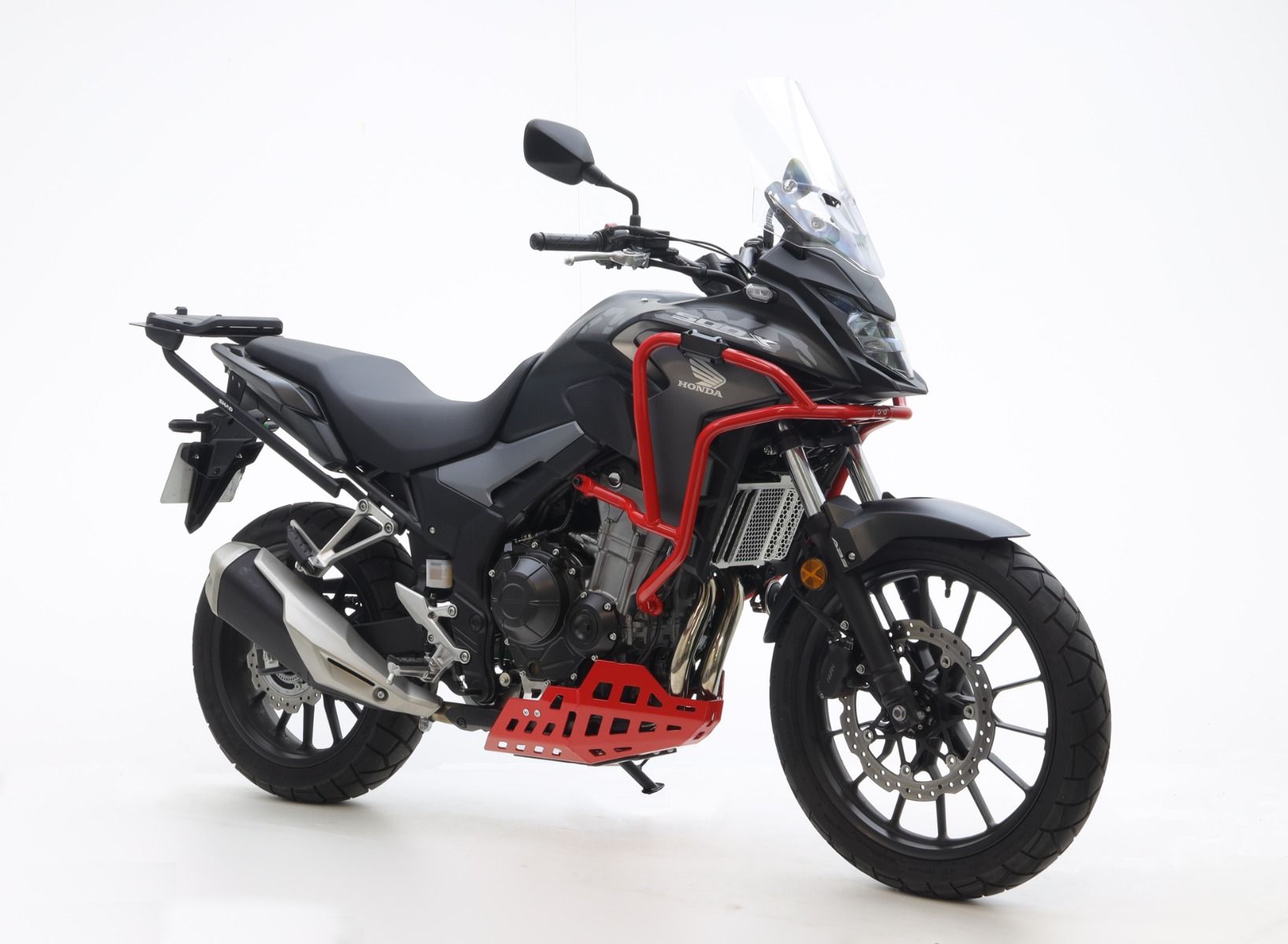 Barra protectora de aluminio, parte superior para Honda CB 500 X, negro