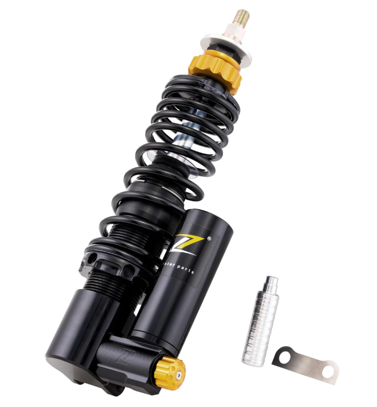 Amortiguador delantero ZELIONI "Black Edition" para Vespa ET2/ET4/LX/LXV/S 50-150ccm, negro