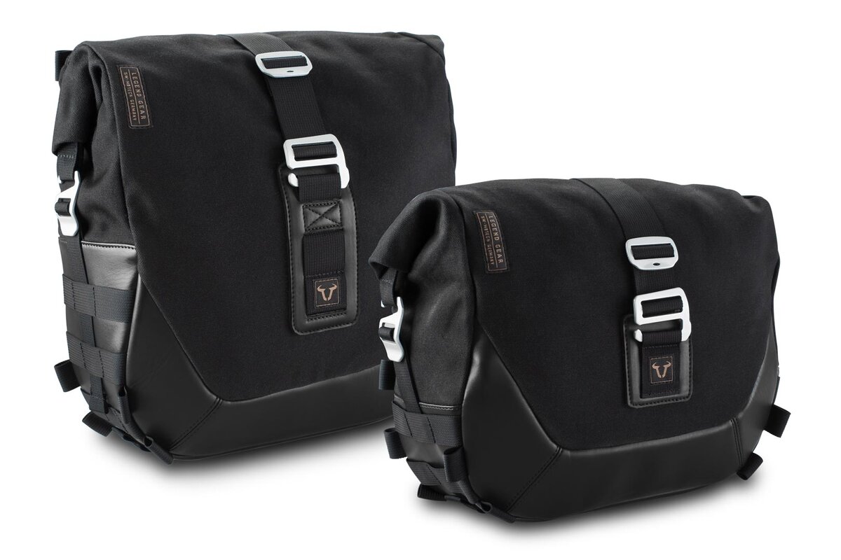 Sistema de bolsas laterales Legend Gear LC Black Edition para Honda CMX 1100 Rebel /SE (21-)