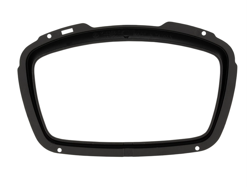 Anillo decorativo velocímetro para Vespa Elettrica/Primavera Sport/Sprint Sport 125/150ccm, negro brillante