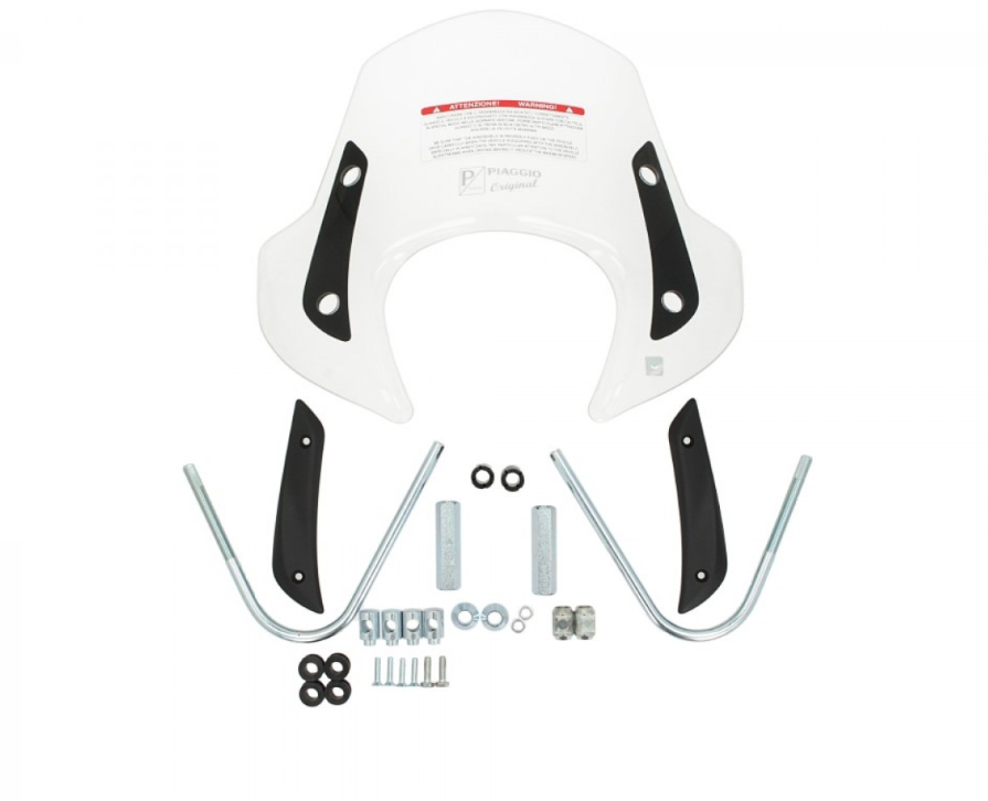 Parabrisas deportivo completo, transparente para Liberty Original Piaggio