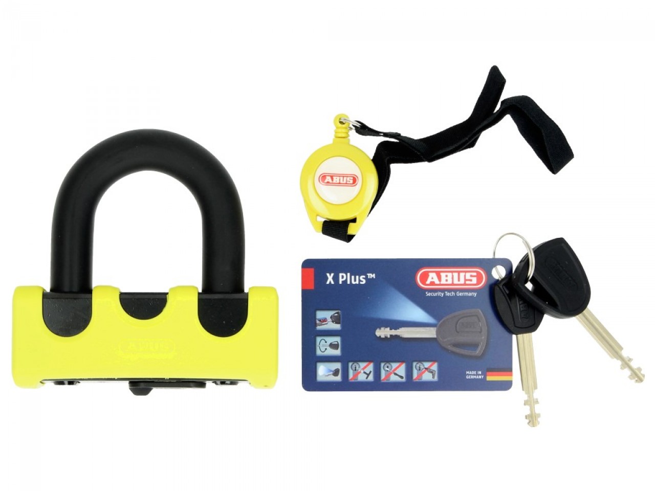 ABUS U-lock Granit Power XS 67 para moto, scooter y Vespa