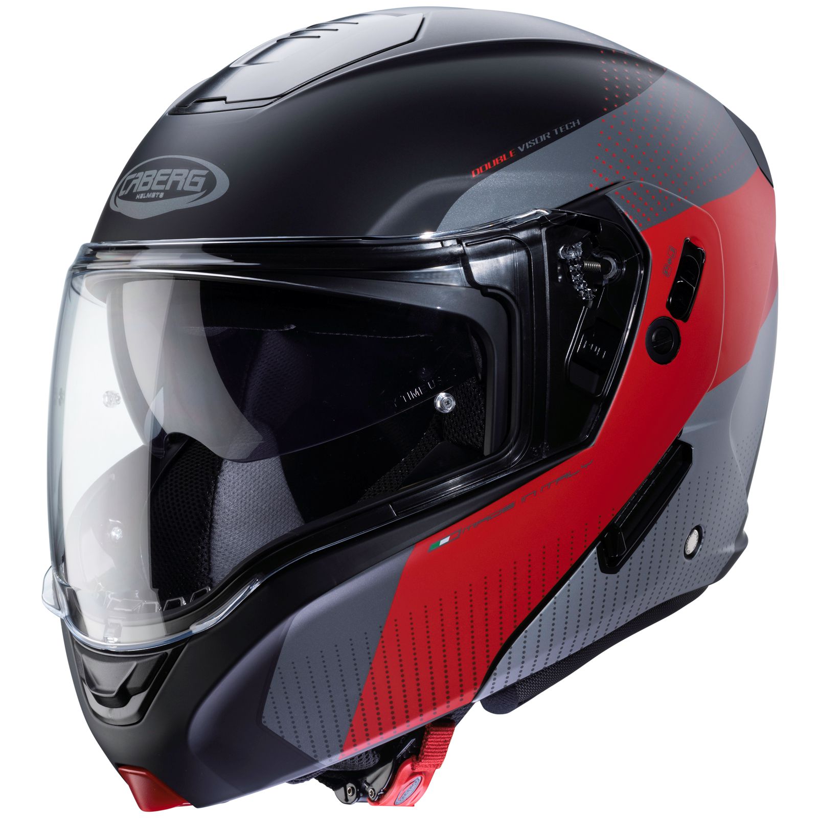 Casco Caberg Horus Scout, negro mate/gris flúor