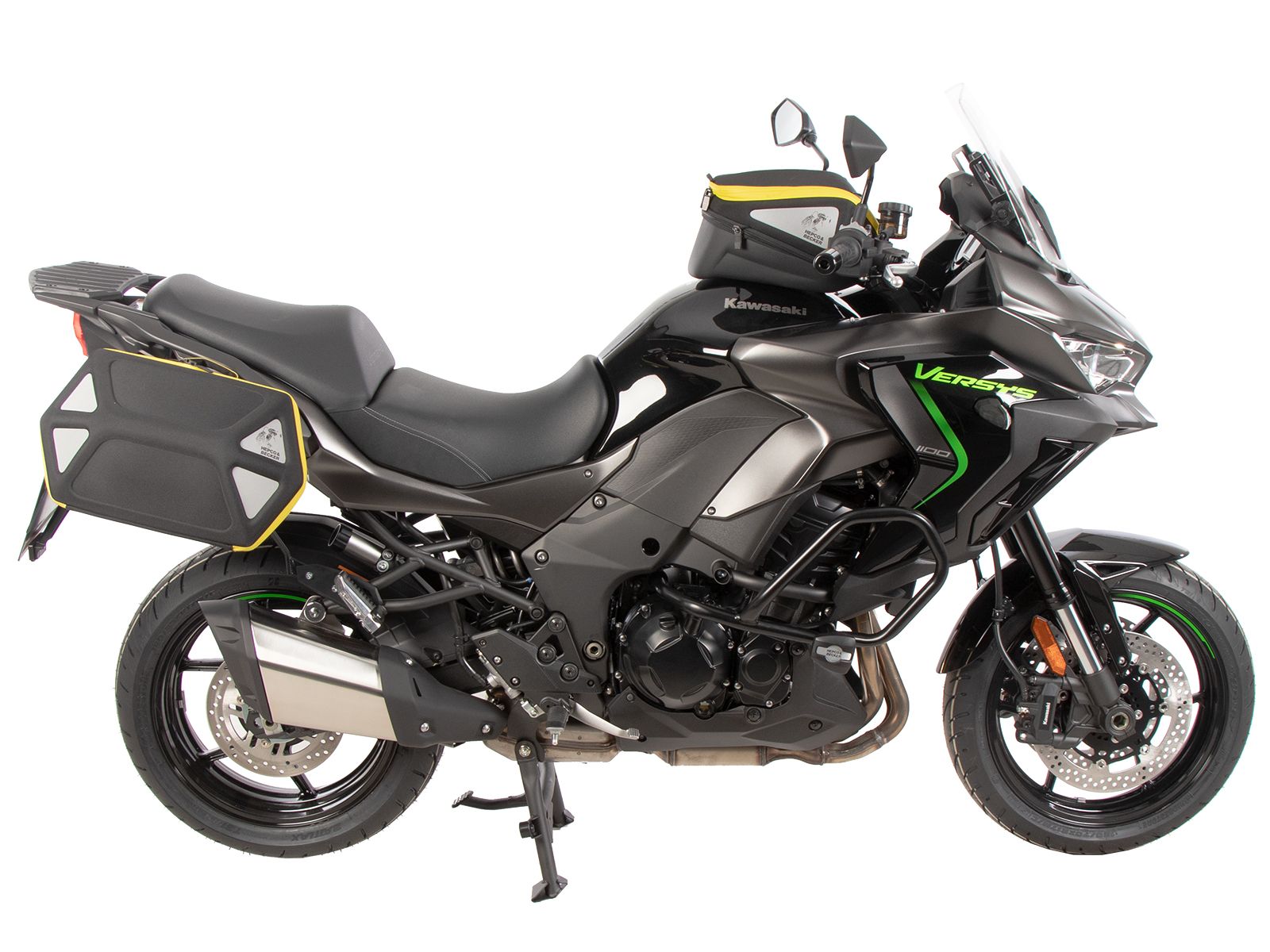 Soporte lateral C-Bow negro para Kawasaki Versys 1100 /SE (25-) Hepco & Becker