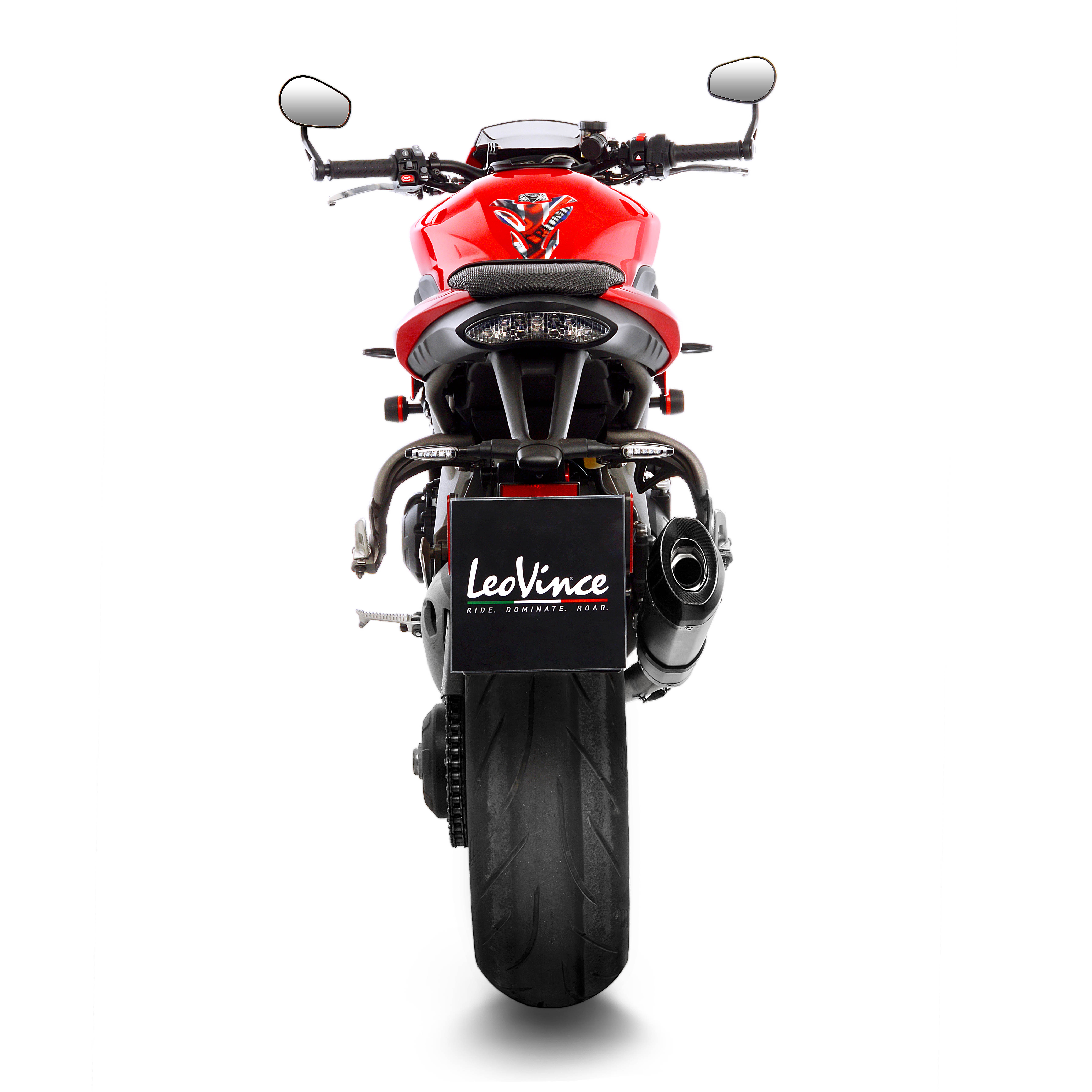Sistema de escape LeoVince Factory S, acero inoxidable, slip on para Triumph Speed Triple 1050 RS / S (18-19)