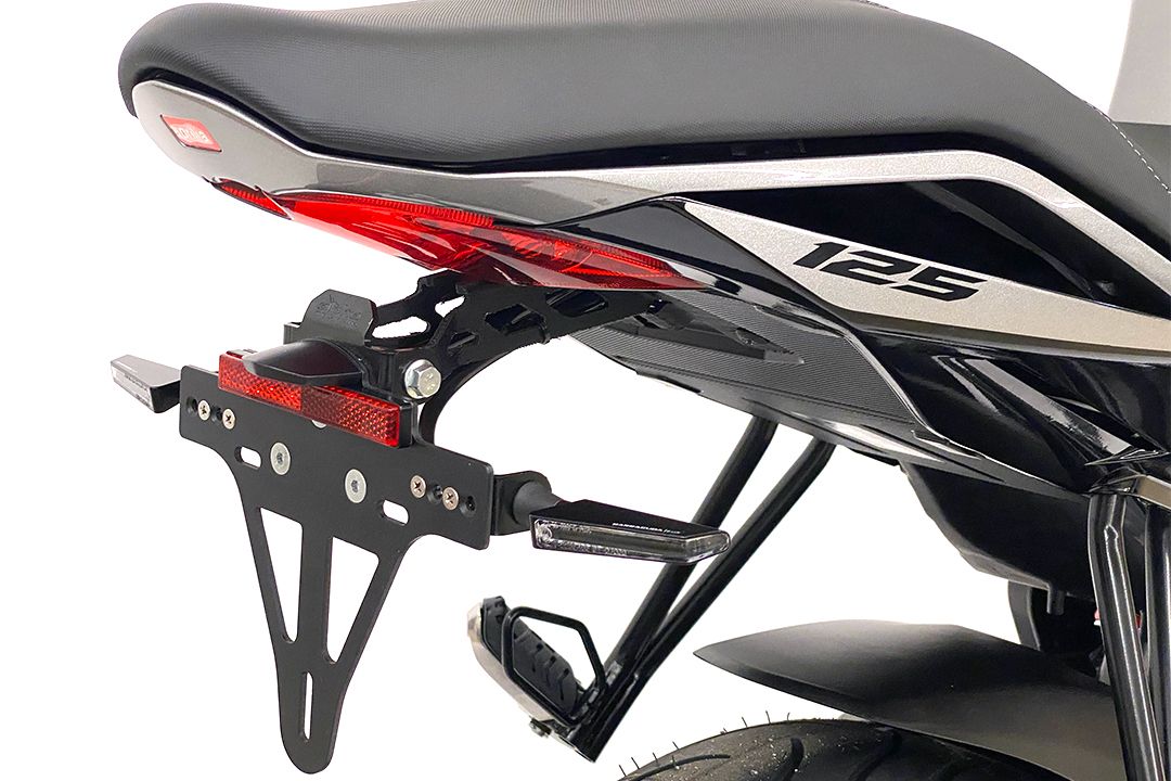 Soporte de matrícula para Aprilia RS125 y Tuono 125 (21-)