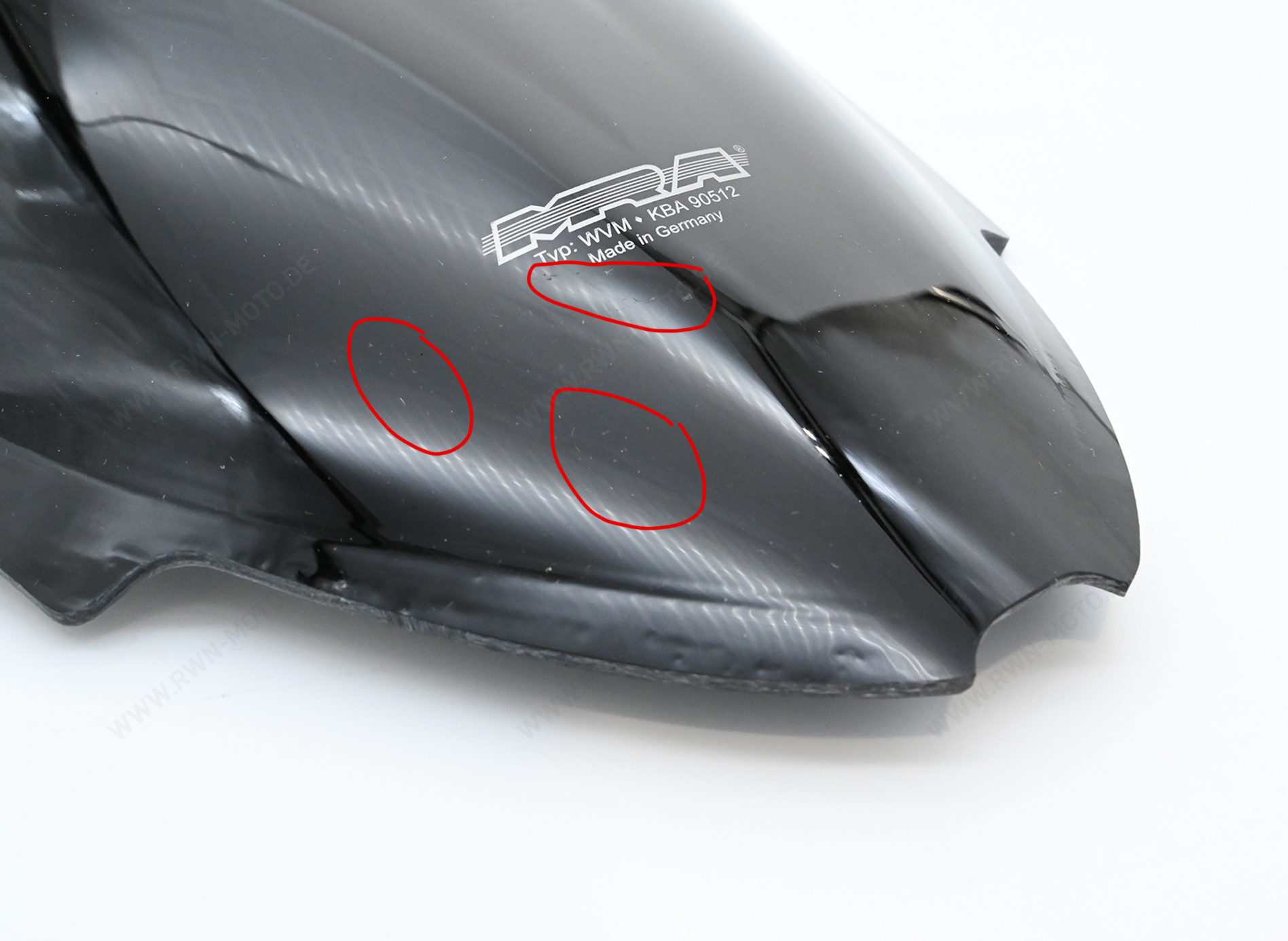 MRA disco moldeado original "O" negro APRILIA RSV 4 -125 RK - Negro