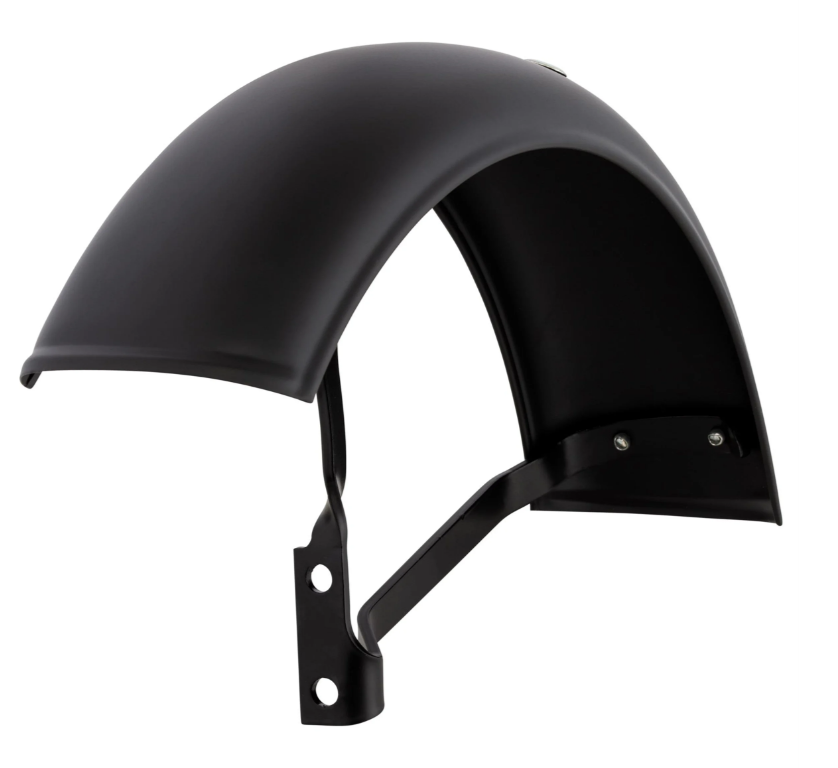 Guardabarros Garelli para Vespa PX 80-200ccm, metal, negro mate