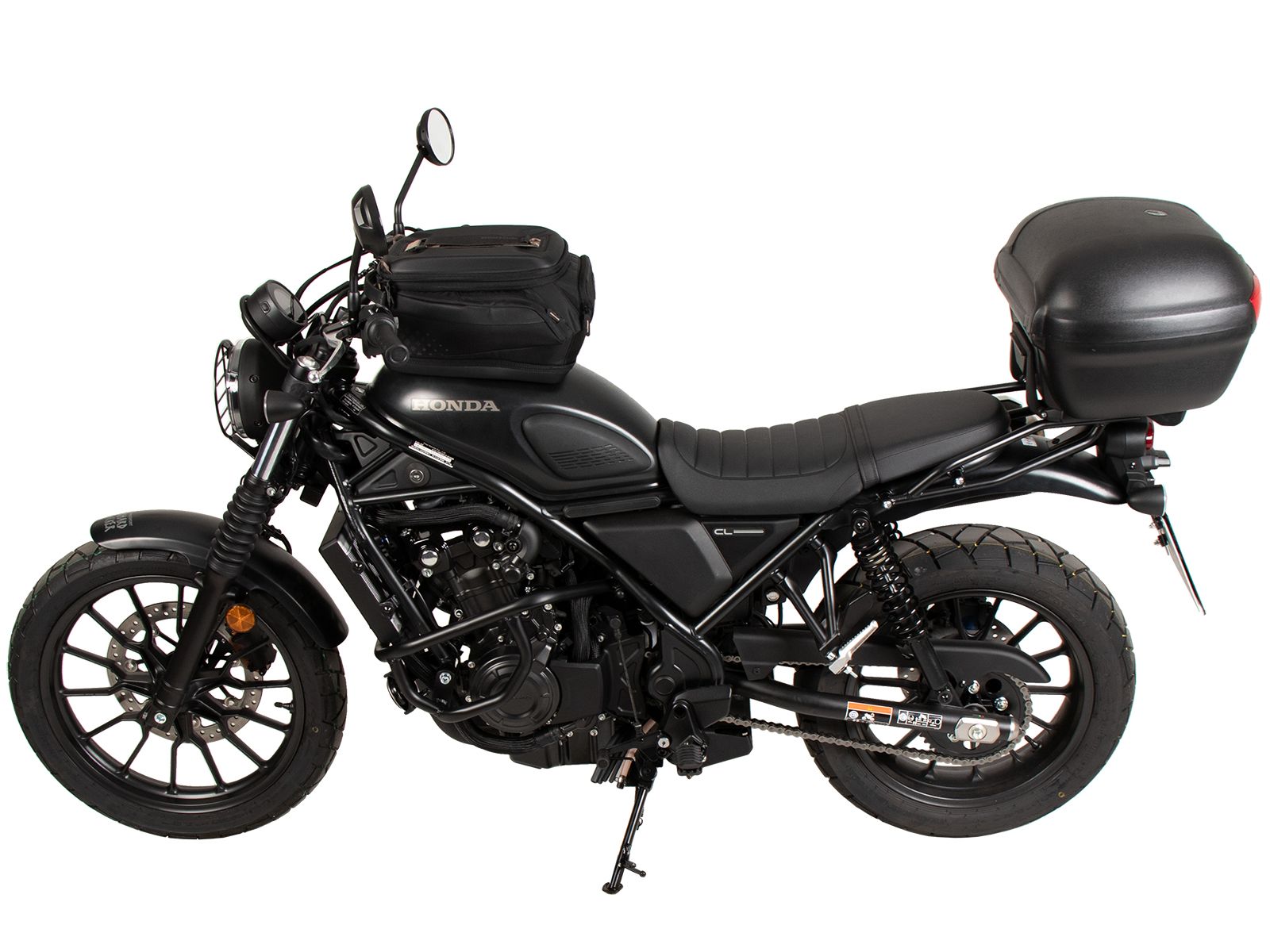 Portamaletas Easyrack negro para Honda CL 500 Scrambler (23-) Hepco & Becker