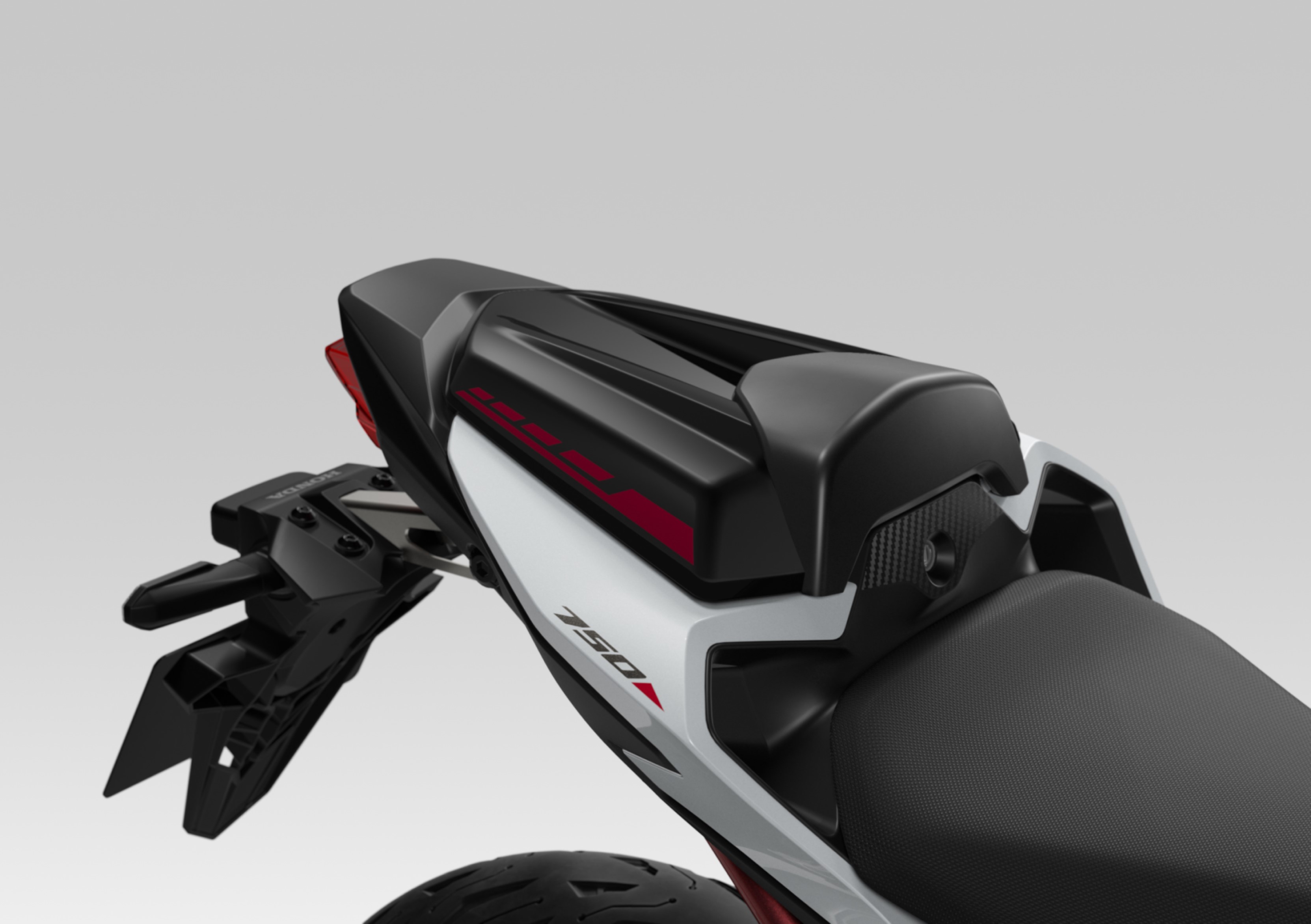Funda asiento pasajero rojo para Honda CB 750 Hornet (25-) Original