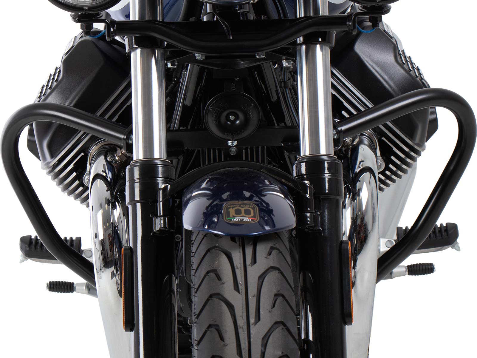 Guardamotor negro para Moto Guzzi V7 850 Stone Corsa (2024) Hepco & Becker