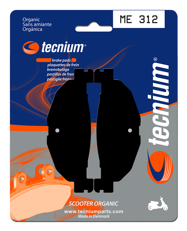 Pastillas de Freno Tecnium Scooter Orgánicas - ME312