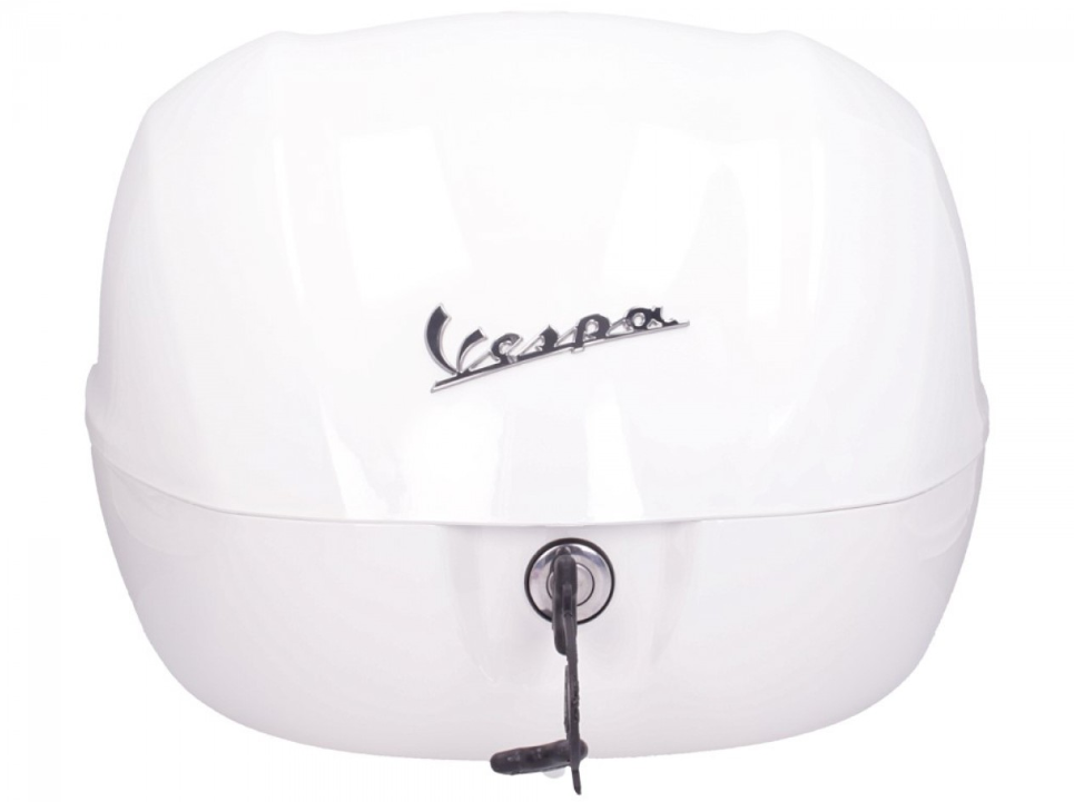 Topcase original 32 l. para Vespa Primavera / Sprint / GTS / PX - Blanco Montebianco / Innocenza 544