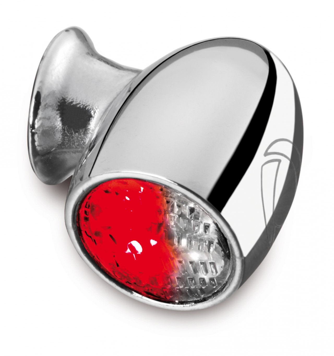 Indicador Kellermann, luz trasera y de freno, Atto DF, acero, LED, HL/HR 12 V, cromo brillante