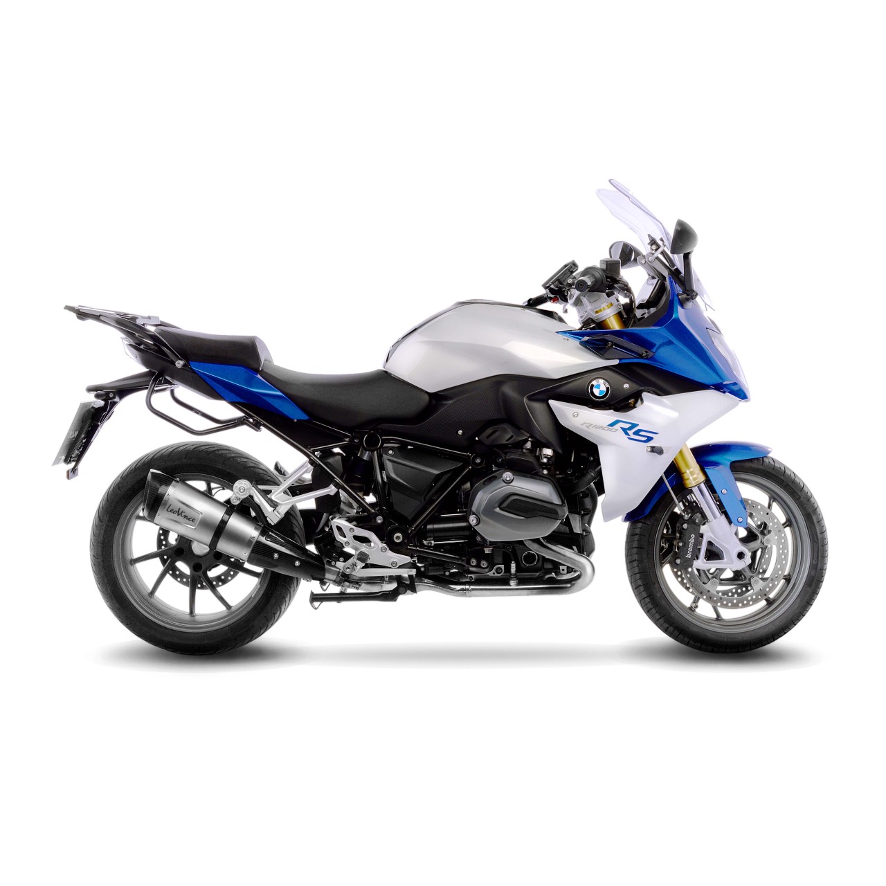 Escape LeoVince Factory S para BMW R 1200 R /RS, acero inoxidable plata, slip on, Euro4, E-certificate