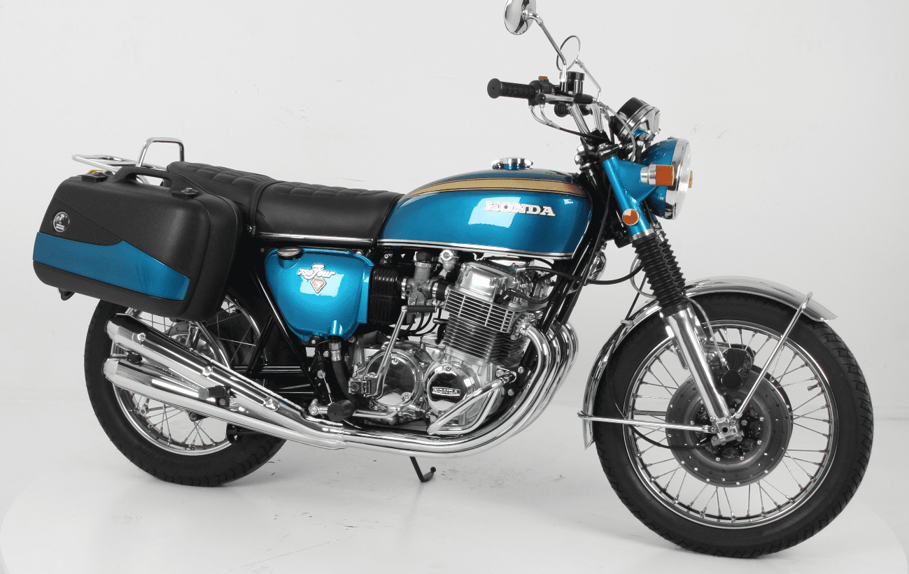 Portaequipajes superior tubular y portaequipajes lateral para Honda CB 750 Four K0-K6 (70-76)