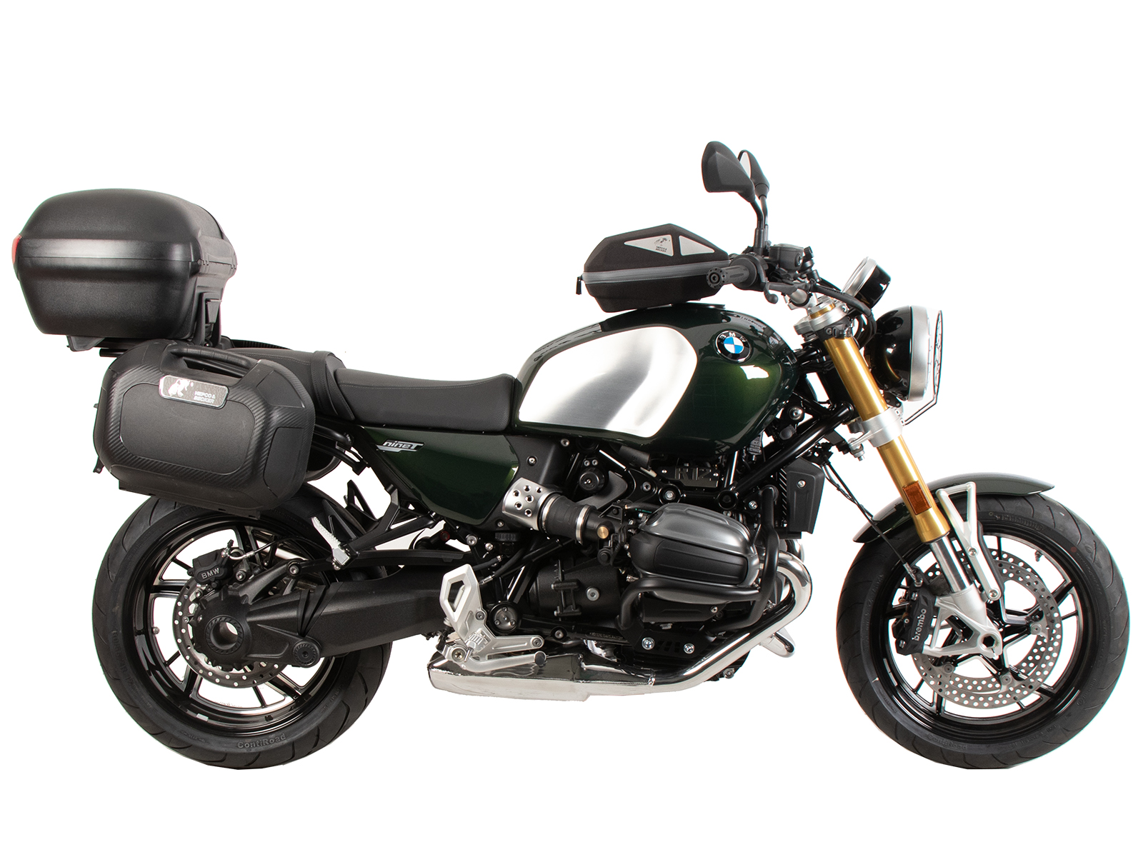 Soporte lateral C-Bow negro para BMW R 12 S (25-) Hepco & Becker