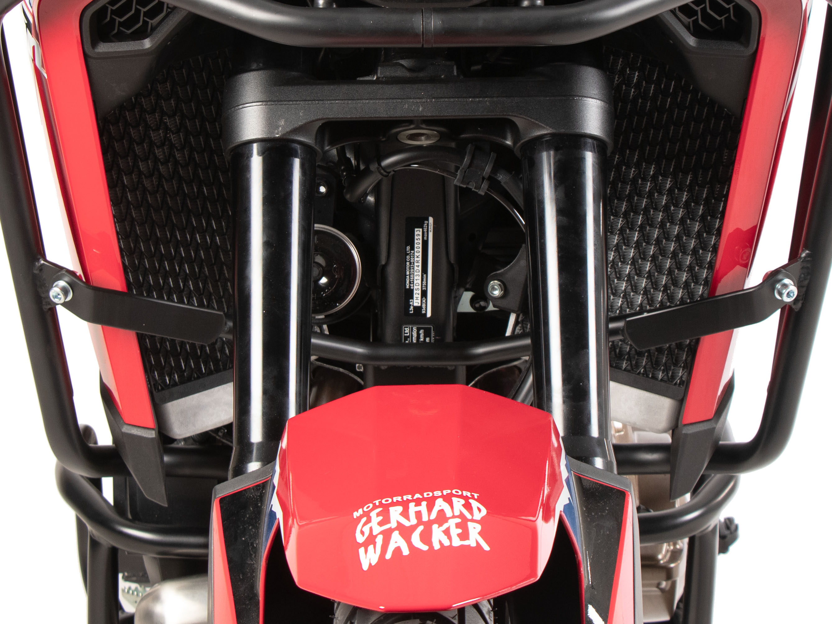 Barra de refuerzo negra para Honda CRF 1100 L Africa Twin (24-) Hepco & Becker