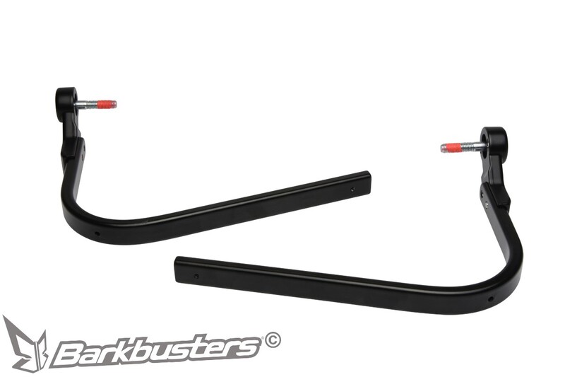 Kit de herrajes universales Barkbusters Soporte de abrazadera de un solo punto Negro