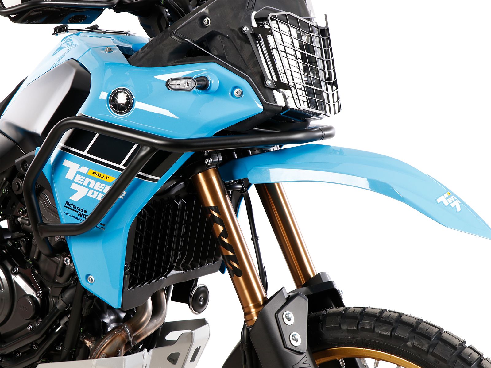 Barra protectora de depósito negra para Yamaha Ténéré 700 Rally (25-) Hepco & Becker