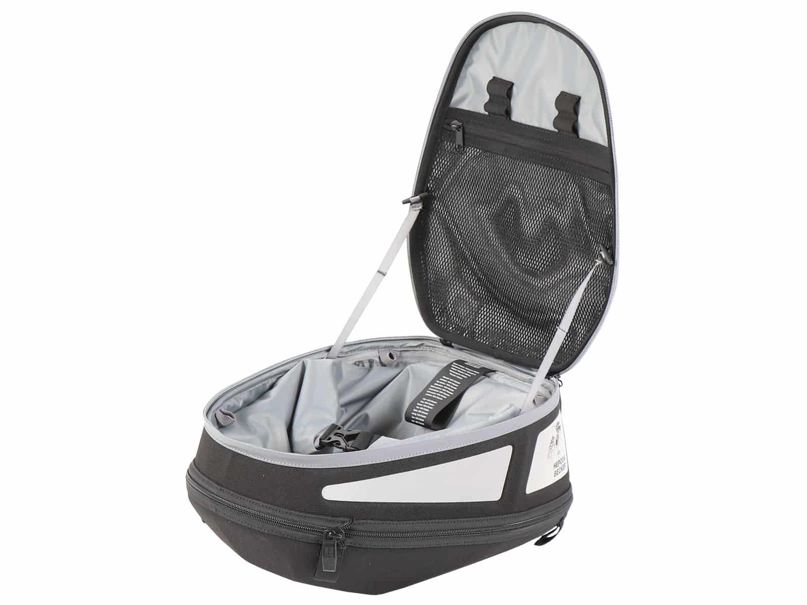 Bolsa trasera Royster Rearbag Sport negro/gris incl. Fijación básica Hepco & Becker
