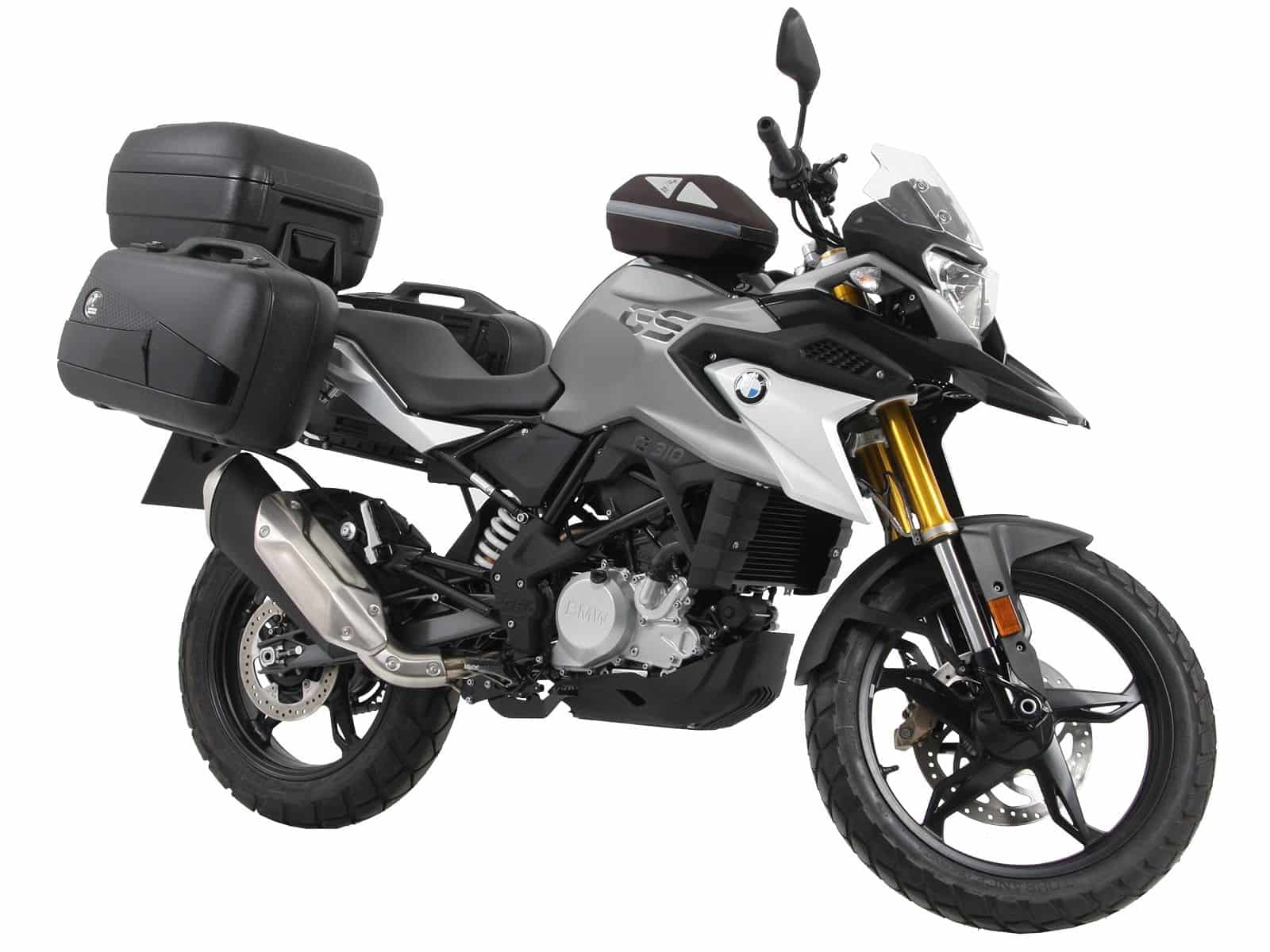 Portamaletas lateral fijo negro para BMW G 310 GS (17-19) Hepco & Becker