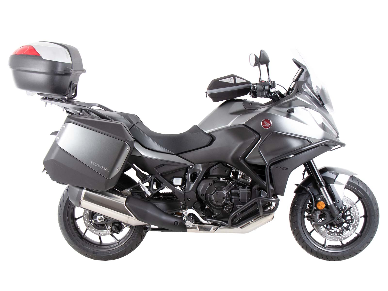 Portamaletas superior de aluminio para portaequipajes original para Honda NT 1100 (22-24) Hepco & Becker