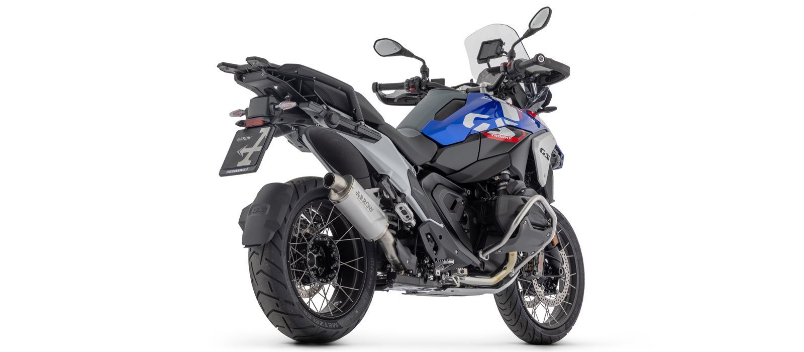 ARROW escape INDY RACE EVO Titanio para BMW R1300GS año modelo 2024-