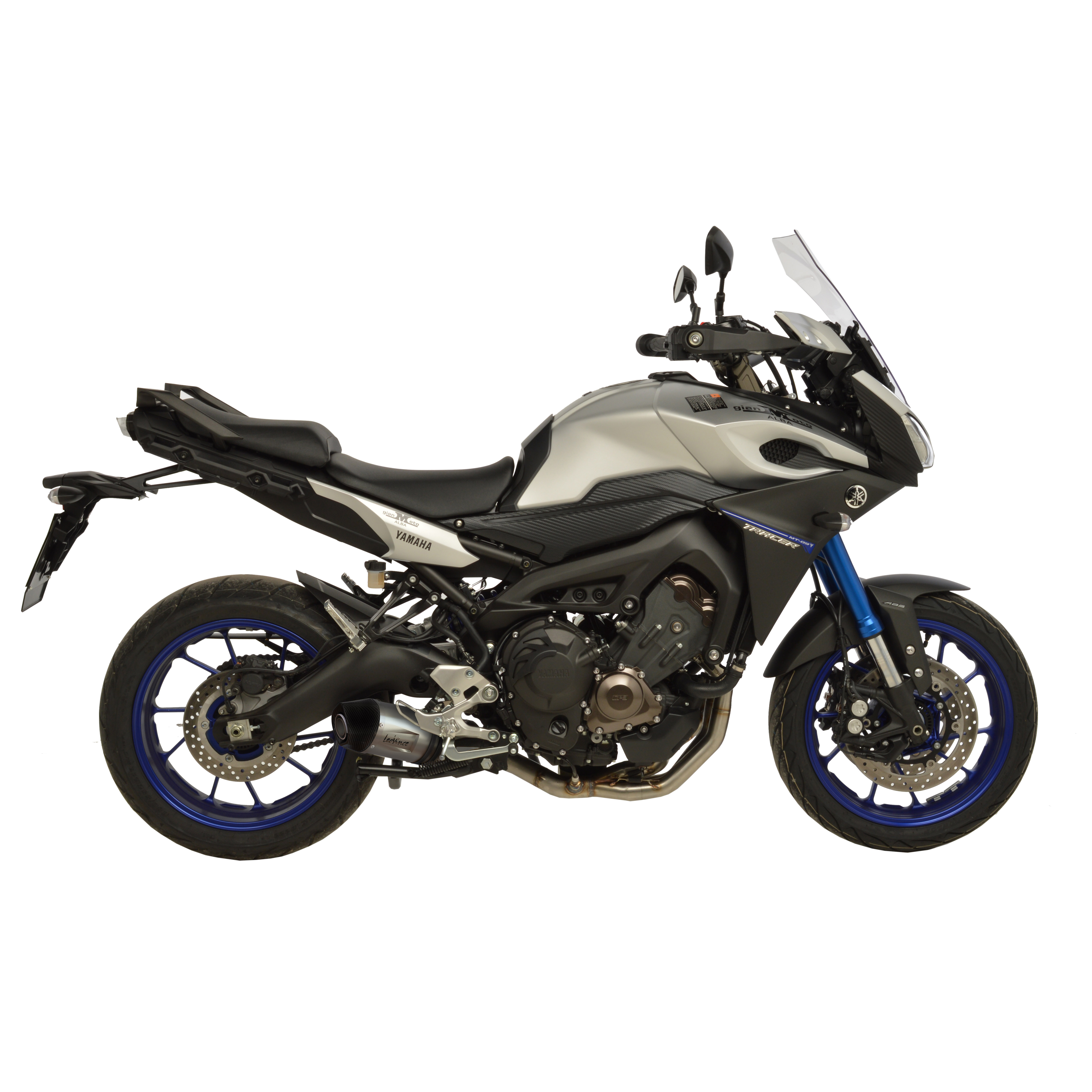 Sistema de escape LeoVince completo SBK LV One Evo 2, acero inoxidable para Tracer 900 / FJ-09 Tracer (Bj.15-16)