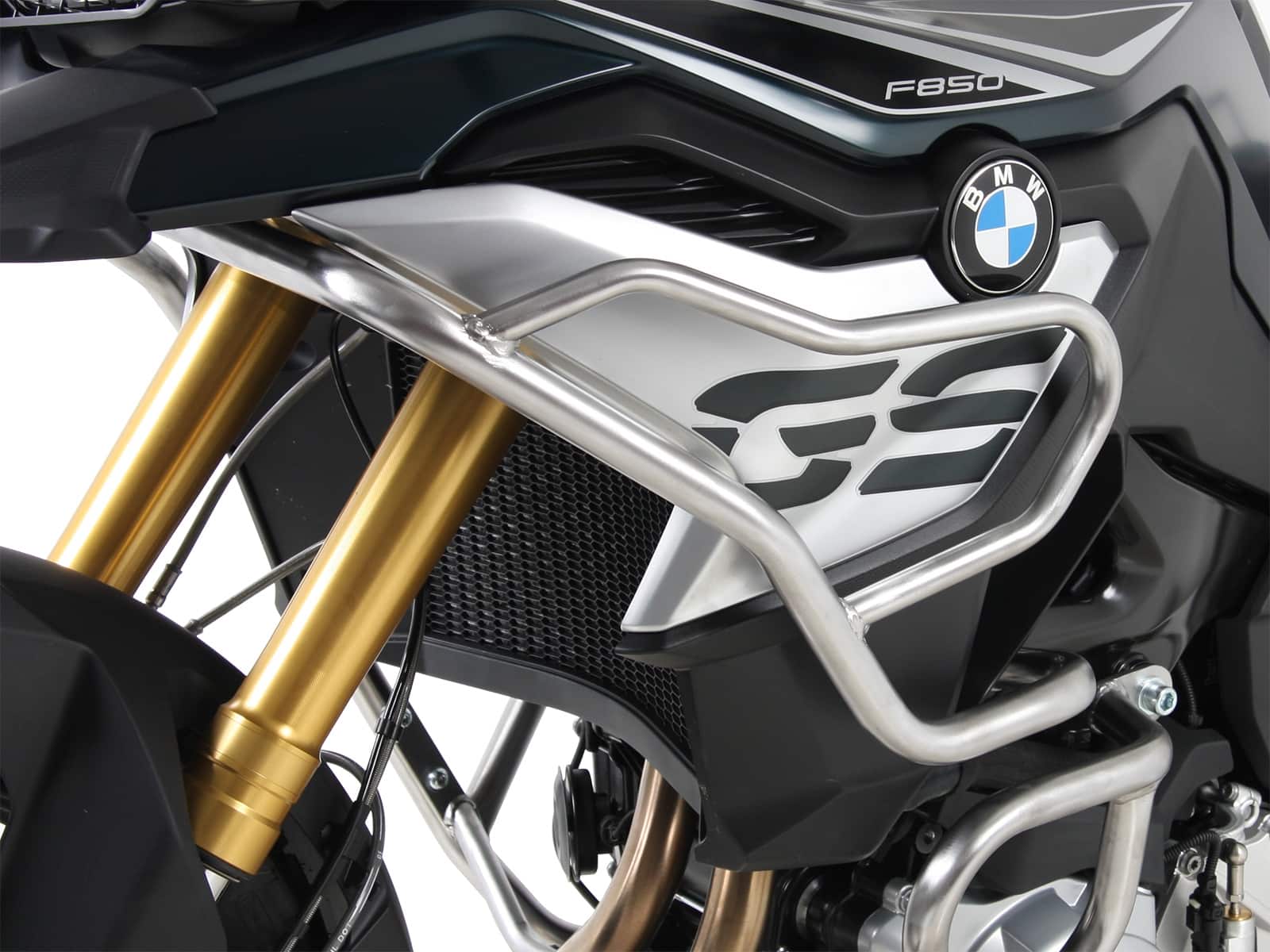Protector de depósito de acero inoxidable para BMW F 750 GS Hepco & Becker