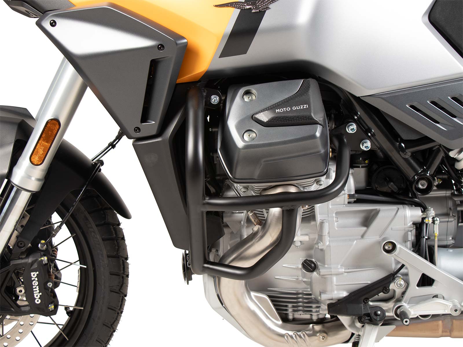 Guardamotor negro para Moto Guzzi Stelvio (24-) Hepco & Becker
