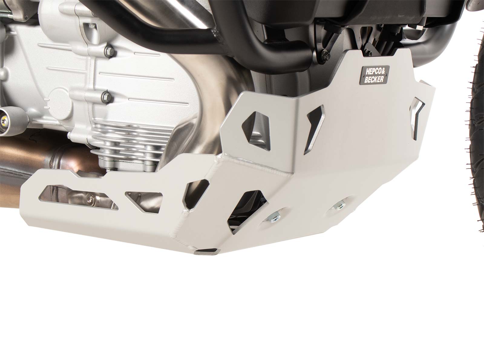 Placa de protección del motor de aluminio para Moto Guzzi Stelvio (24-) Hepco & Becker