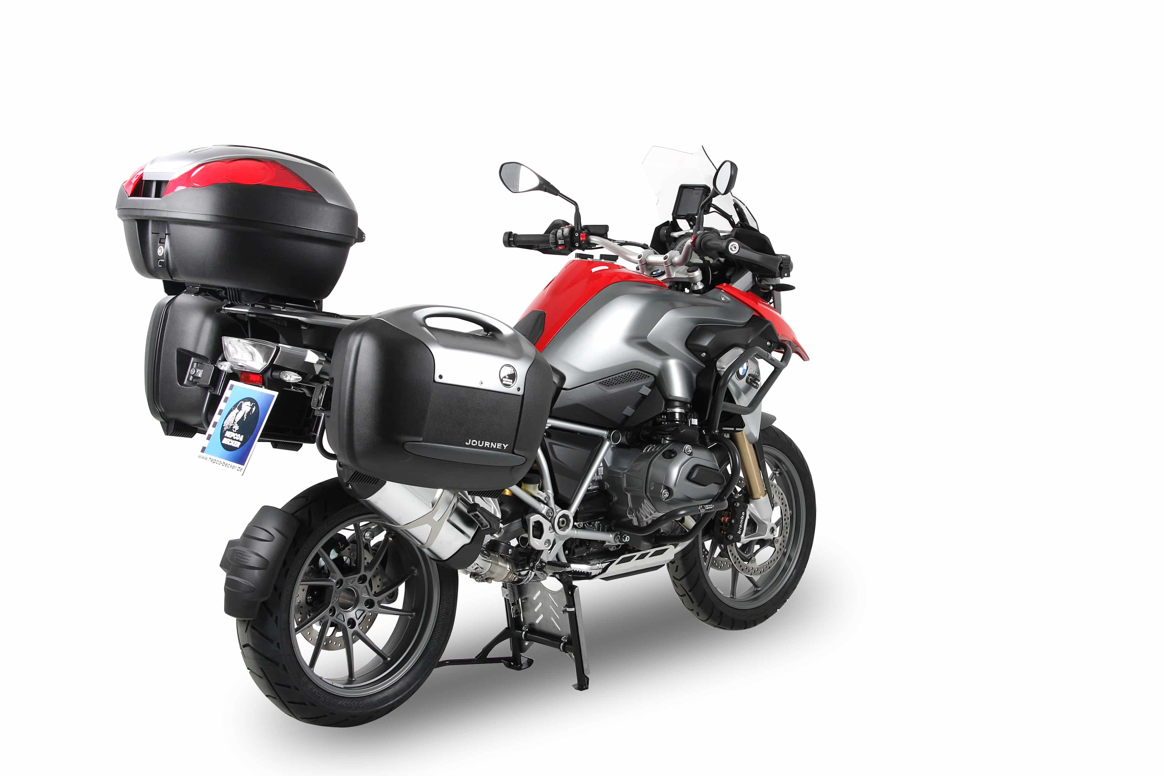 Portamaletas lateral Lock-it negro para BMW R 1250 GS Adventure (19-24) Hepco & Becker