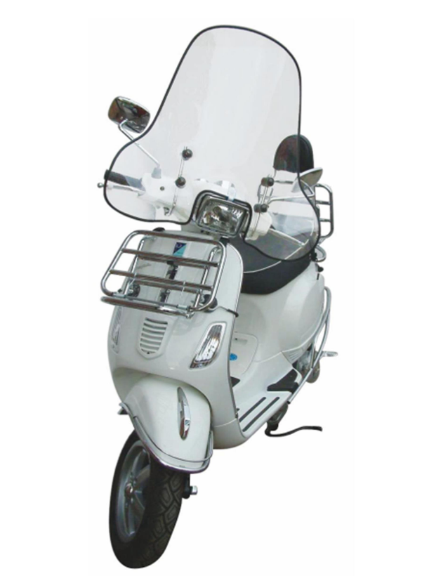 Guardabarros parachoques delantero para Vespa LX/LXV 50-150cc, cromado