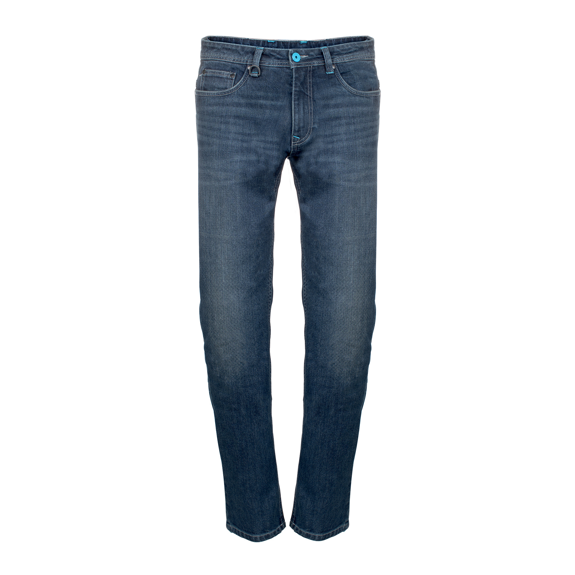 Pantalón Vespa de poliéster azul vaquero