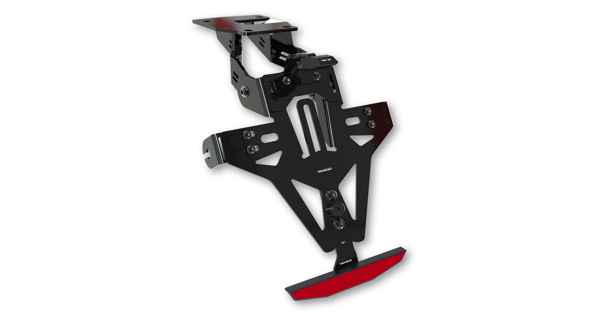 Soporte de matrícula corto incl. luz de matrícula para Honda CB 750 Hornet (23-)