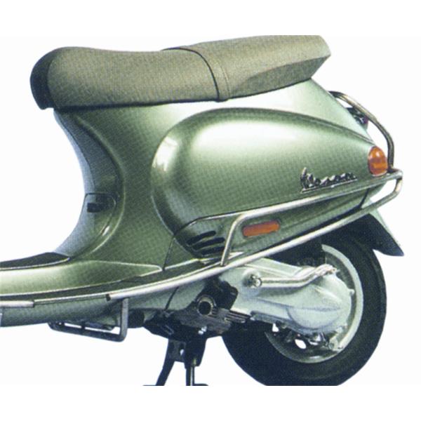 Barra protectora trasera cromada para Vespa ET2/ET4/LX/LXV/S 50-150cc Cuppini