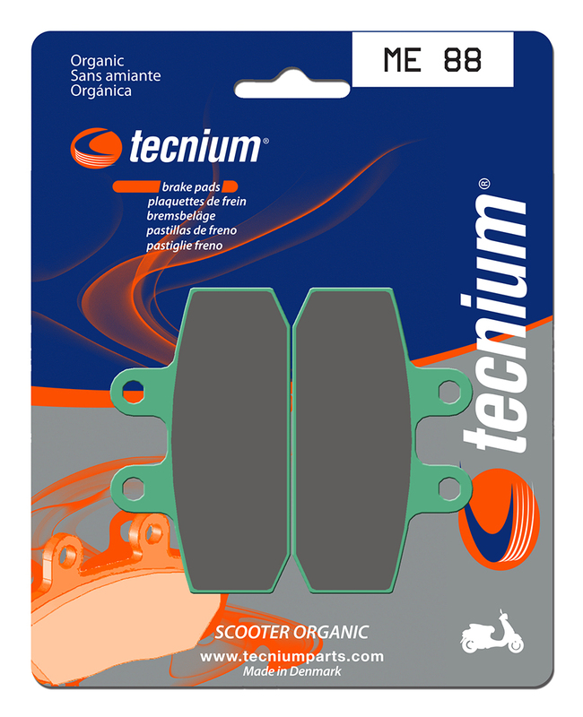 Pastillas de Freno Tecnium Scooter Orgánicas - ME88