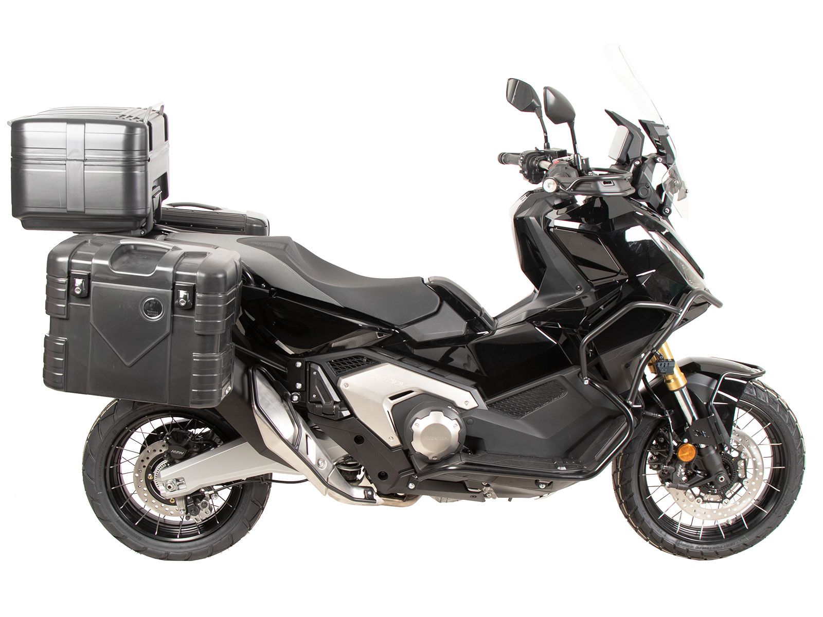 Portamaletas Alurack negro para Honda X-ADV (25- ) Hepco & Becker