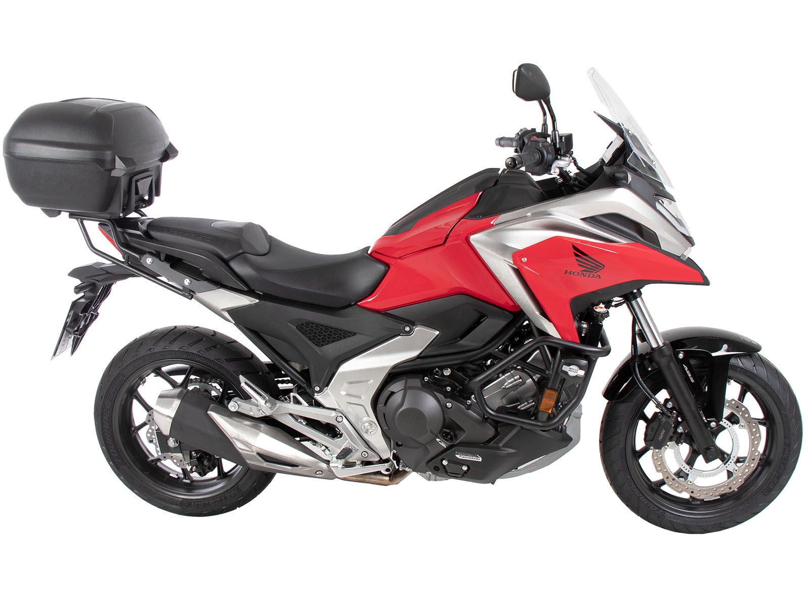 Portamaletas superior Alurack negro para Honda NC 750 X /DCT (21-) Hepco & Becker